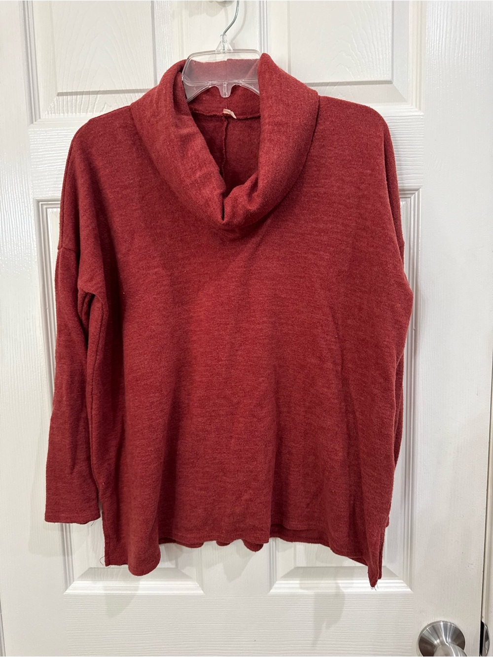 mittoshop Burnt Orange Cowl Neck Sweater
